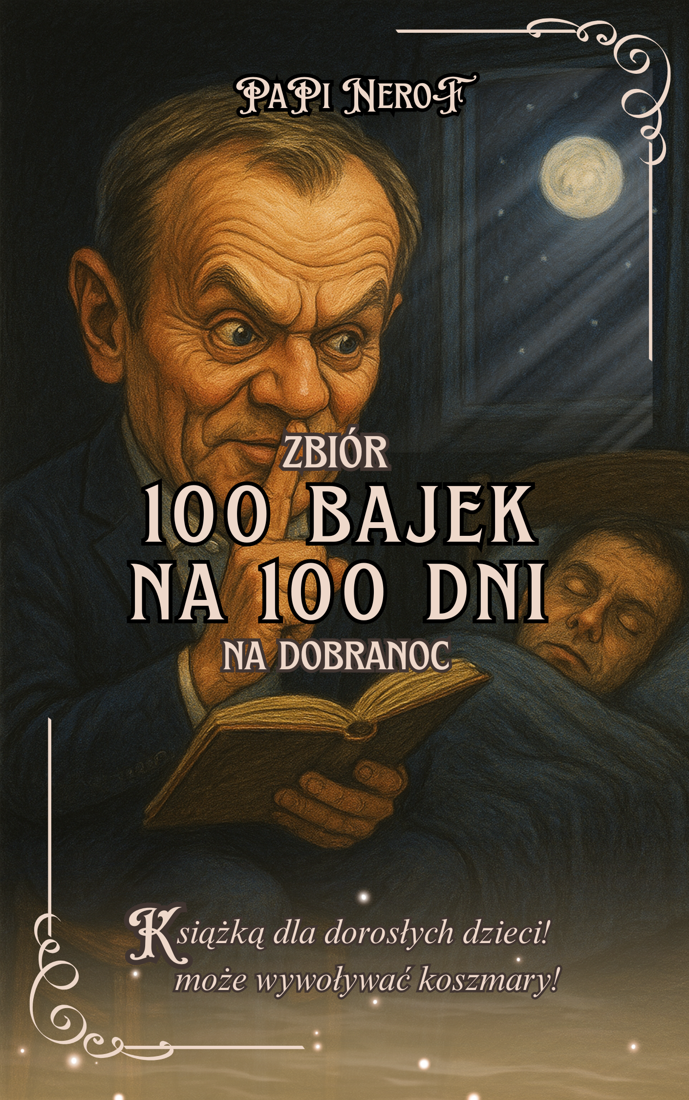 Książka "Zbiór 100 bajek na 100 dni, na dobranoc" - Książka dla DOROSŁYCH dzieci!